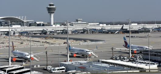 Flughafen München, 08.04.2020