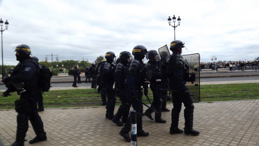 Débordements lors de la manifestation du 17 octobre 2026 à Bordeaux.